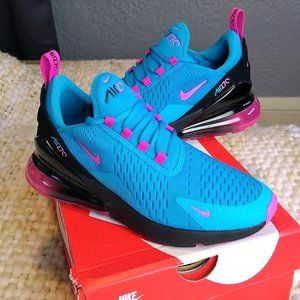 Nike Air Max 270 Blue South Beach Sz 7 EUC!